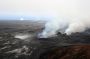 08SunshinePeleTour - 17 * Kilauea with steam vents and distant steam cloud where lava is flowing into the sea